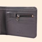 Dark Brown Leather Bifold Wallet for Men | Multi-Compartment Wallet