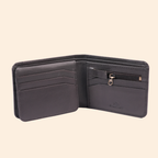 Dark Brown Leather Bifold Wallet for Men | Multi-Compartment Wallet