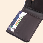 Dark Brown Leather Bifold Wallet for Men | Multi-Compartment Wallet